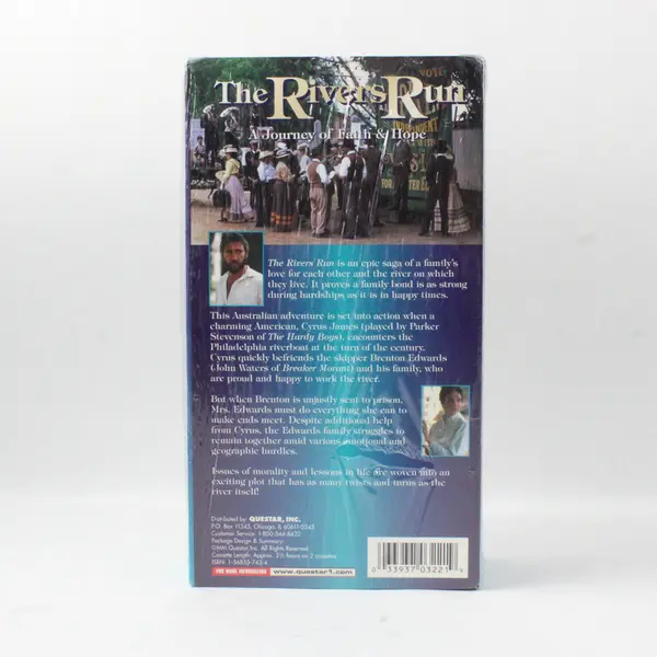 New Sealed VHS The Rivers Run: A Journey of Faith & Hope Includes 2 Tapes 2001