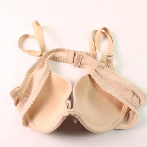 Ilys Beige Striped Bra Women's Size 36B