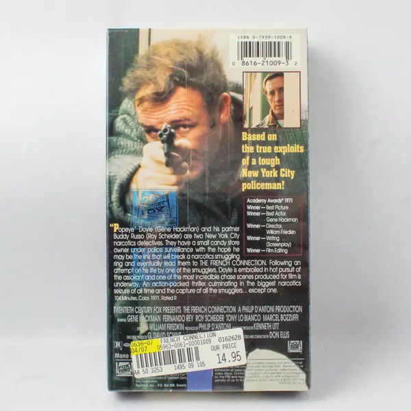 New Sealed VHS The French Connection 1971 Gene Hackman Roy Scheider Fox Video