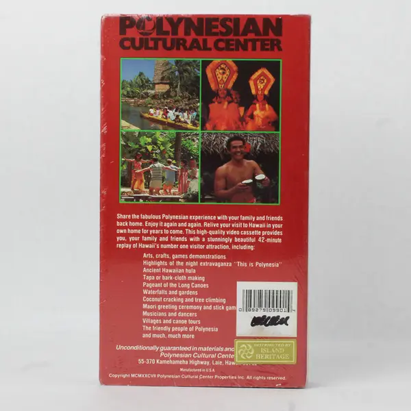 New Sealed Polynesian Cultural Center VHS Video Tape Portrait Of Polynesia
