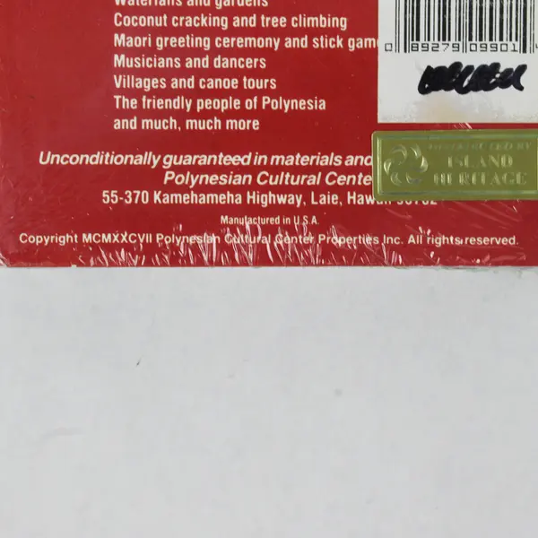 New Sealed Polynesian Cultural Center VHS Video Tape Portrait Of Polynesia