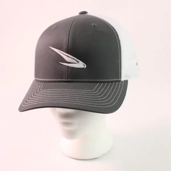 Richardson Falcon Shoring Co. Gray and White Style 112 Trucker Hat