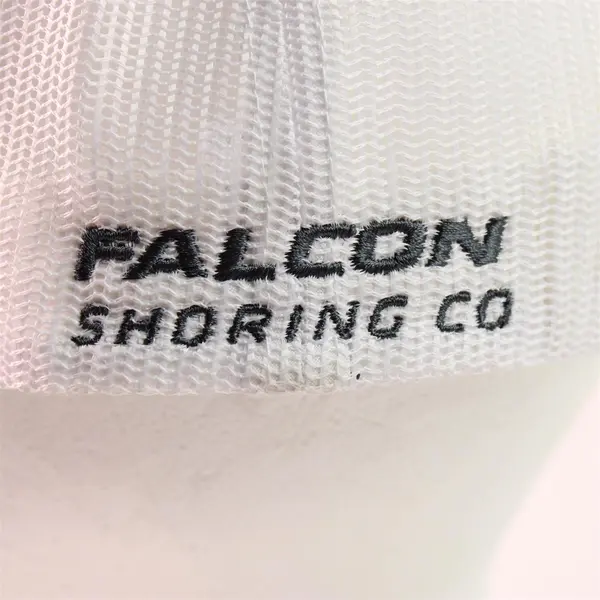 Richardson Falcon Shoring Co. Gray and White Style 112 Trucker Hat