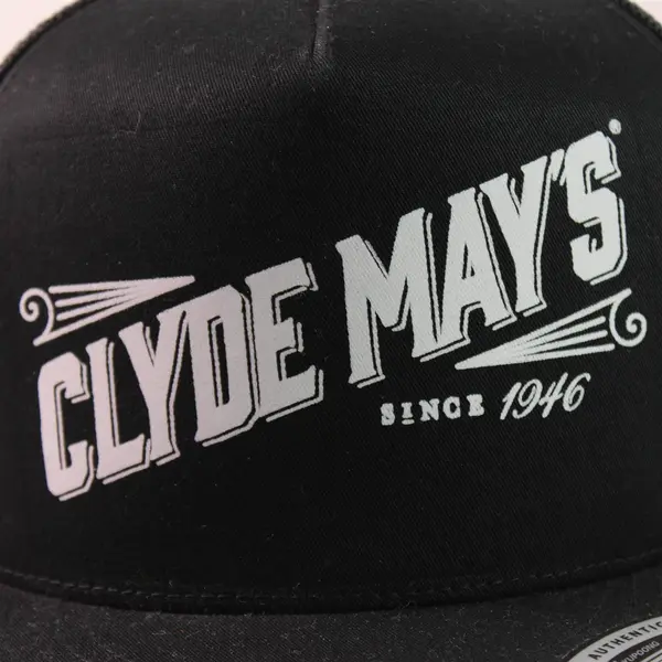 The Classics Yupoong Clyde May's Whiskey Black Trucker Hat One Size