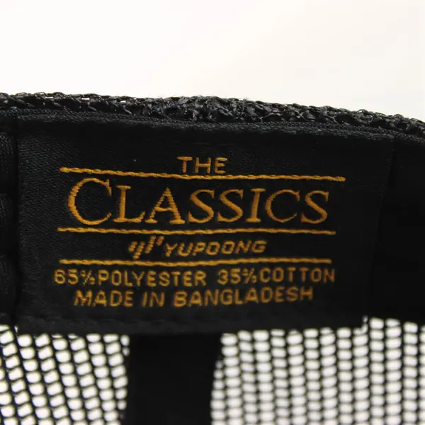 The Classics Yupoong Clyde May's Whiskey Black Trucker Hat One Size