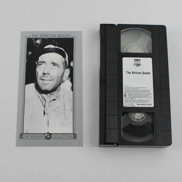 The African Queen Humphrey Bogart VHS 1951 With Case Copyright 1990