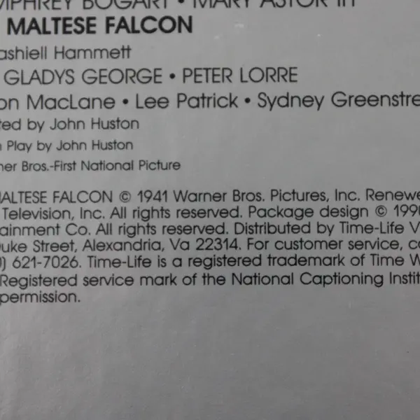 Brand New Sealed The Bogart Collection VHS The Maltese Falcon Humphrey Bogart