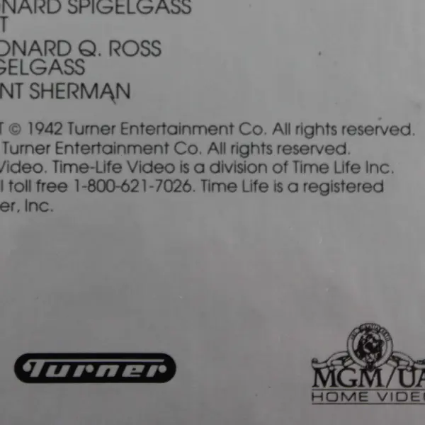 Brand New Sealed The Bogart Collection VHS All Through the Night 1942