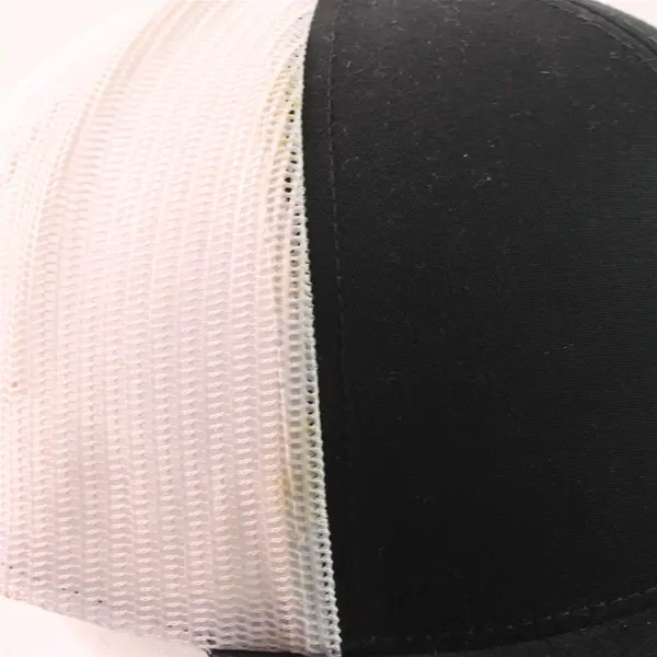 Pacific Headwear Knife River Oregon Black and White Trucker Hat FLAWED