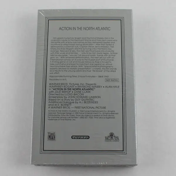 Brand New Sealed The Bogart Collection VHS Action in the North Atlantic 1943