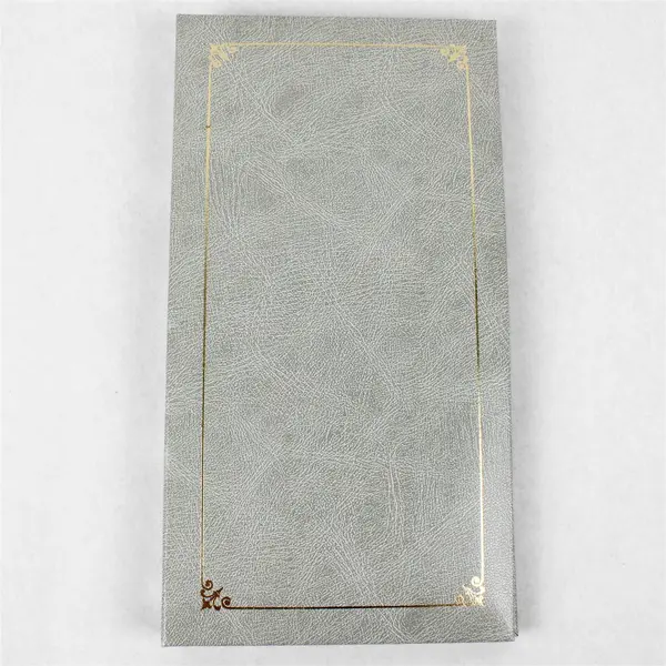 Pioneer Gray Faux Leather Photo Album Gold Accents 4" x 6" Photos