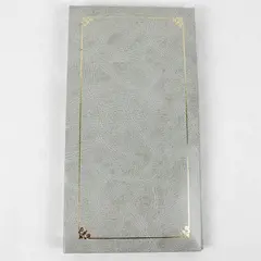 Pioneer Gray Faux Leather Photo Album Gold Accents 4" x 6" Photos