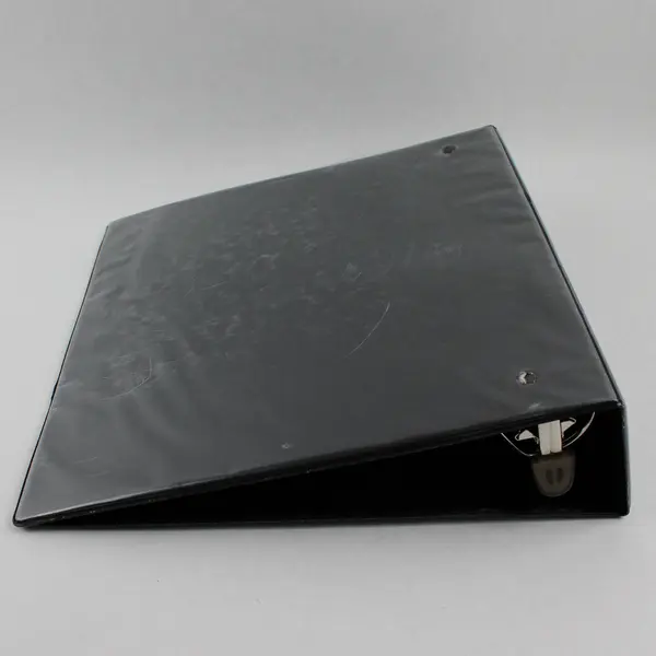 Lot of 4 Black 3-Inch 3-Ring Binders School Office Supplies