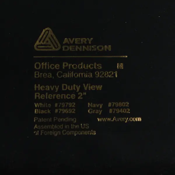 Lot of 4 Black 3-Inch 3-Ring Binders School Office Supplies