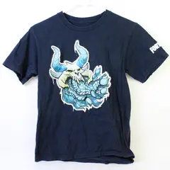 Fortnite Ragnarok Navy Blue Crew Neck Short-Sleeved T-Shirt Boy's Size 10-12