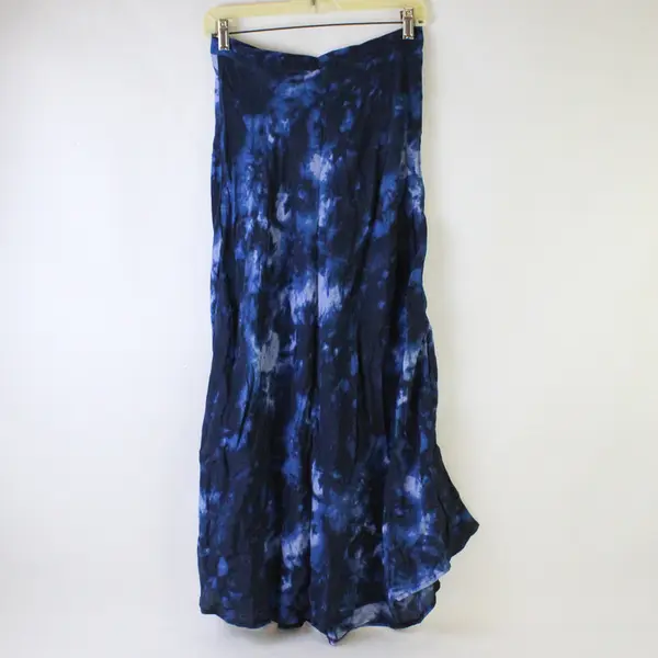 Urban Outfitters Blue Faux Tie-Dye Maxi Skirt Women's Medium