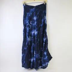 Urban Outfitters Blue Faux Tie-Dye Maxi Skirt Women's Medium