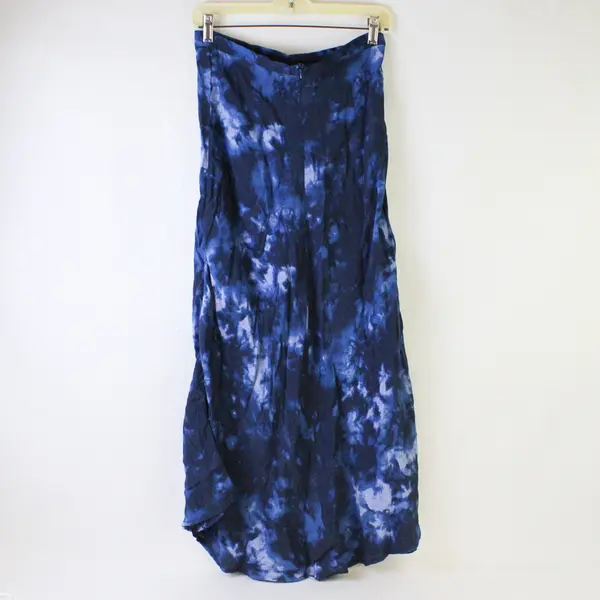 Urban Outfitters Blue Faux Tie-Dye Maxi Skirt Women's Medium