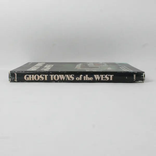 Vintage Ghost Towns Of The West By William Carter 1971 Hardcover 1st Edition