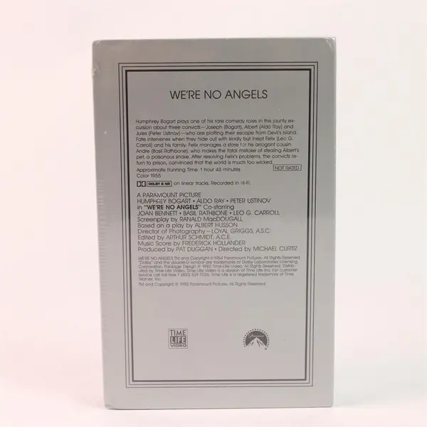 Brand New Sealed The Bogart Collection VHS We're No Angels Humphrey Bogart