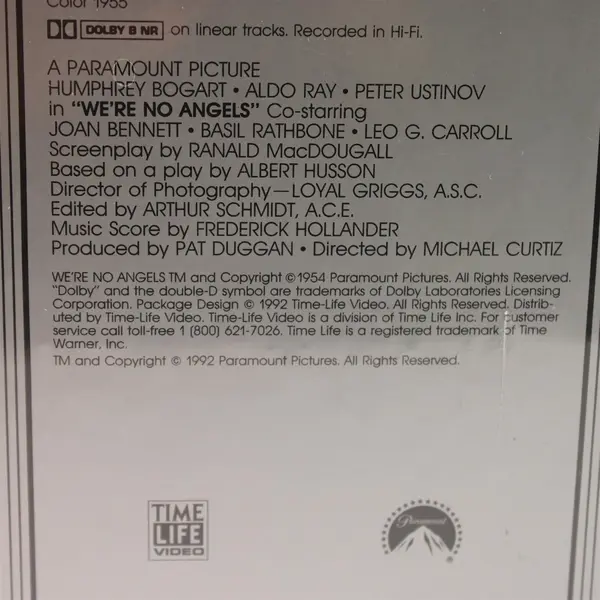 Brand New Sealed The Bogart Collection VHS We're No Angels Humphrey Bogart