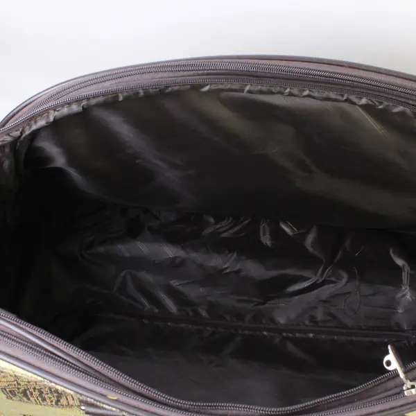 Unbranded Rome Printed Blanket Texture Trolley Tote Luggage Travel Bag 20"