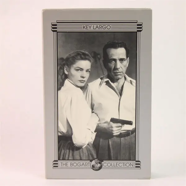 The Bogart Collection VHS Key Largo (1948) with Case Humphrey Bogart 