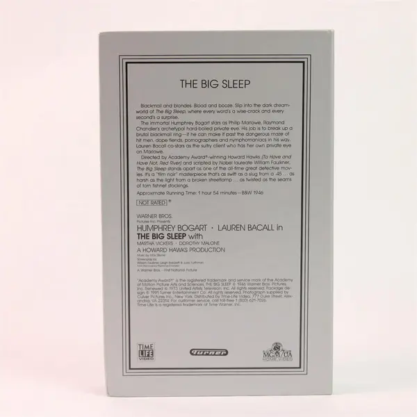 VHS The Big Sleep (1946) The Bogart Collection Humphrey Bogart Lauren Bacall