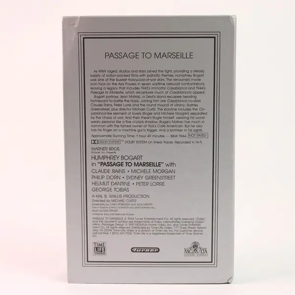 Used  VHS Passage to Marseille (1944) The Bogart Collection Humphrey Bogart 