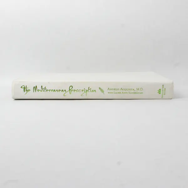 The Mediterranean Prescription Angelo Acquista 2006 Hardcover No Dust Jacket