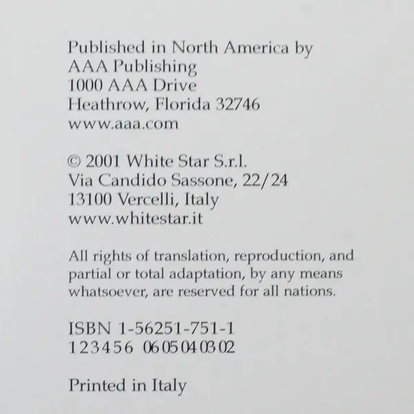 AAA's Great National Parks of the World Angelo Ildos Giorgio Bardelli 2001 HC DJ