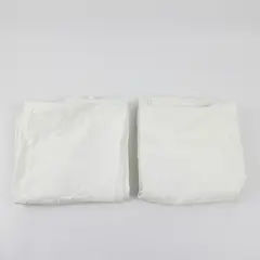 Set of 2 Kohls Luxury Collection Ivory King Size Egyptian Cotton Pillow Cases
