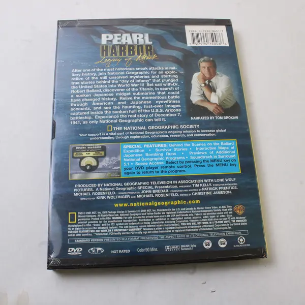 National Geographic-Pearl Harbor: Legacy of Attack DVD, New/Sealed
