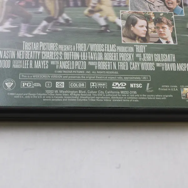 Rudy Special Edition DVD 2000 
