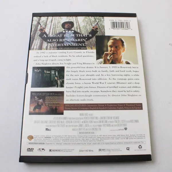 Rosewood DVD, 1997 Ving Rhames Jon Voight 
