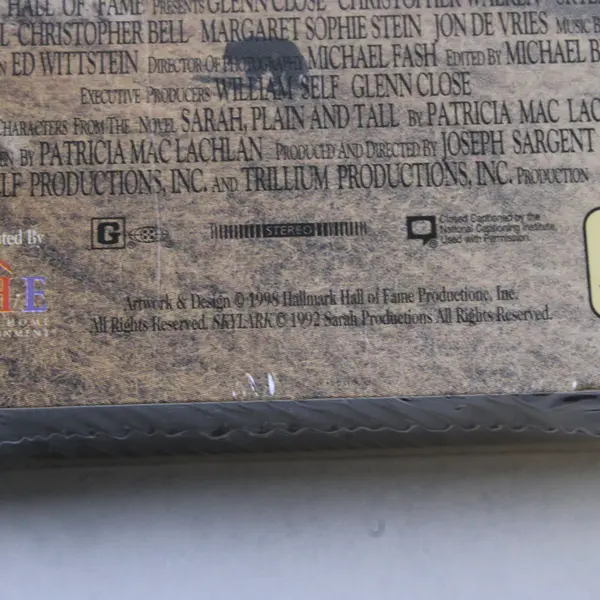 Skylark VHS Tape Hallmark Hall Of Fame, VHS New/Sealed