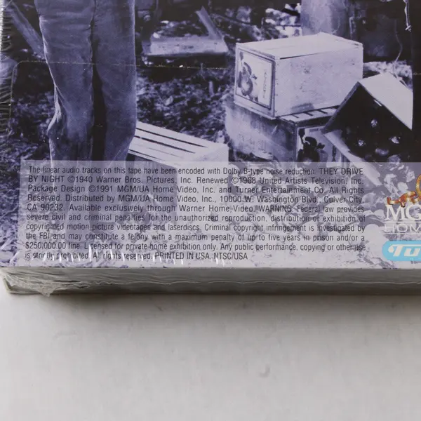 They Drive by Night B&W VHS Tape 1991 New/Sealed