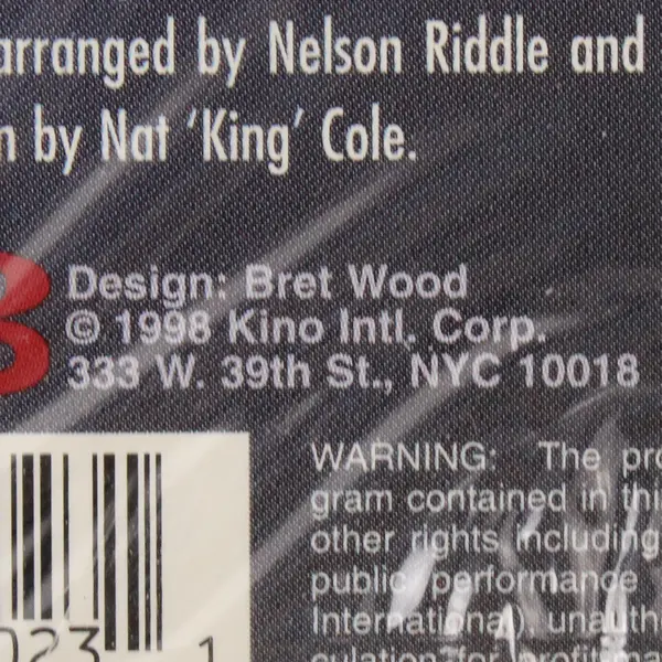 The Blue Gardenia B&W VHS Tape, 2001 New/Sealed 