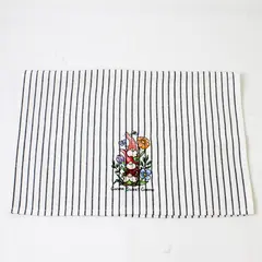 Kitchen Towel Gnome Sweet Gnome Spring Flowers 23.8"x17.6"