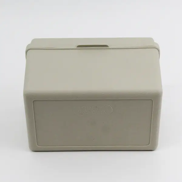 Vintage Sterling Plastic 4 x 6in Index Card File Box 1981 Beige No. 529 USA