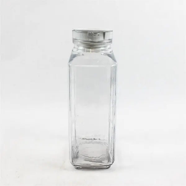 Vintage 2QT Anchor Hocking Bistro Ribbed Glass Pitcher White Stopper