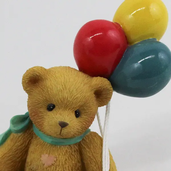 1996 Cherished Teddies Nina Beary Happy Wishes Enesco Resin Figurine with Box