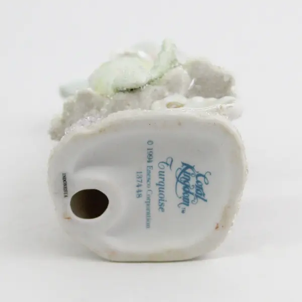 1994 Coral Kingdom Mermaid Sculpture December Birthday Month Blue Turquoise Gem