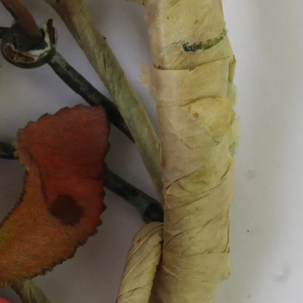 Artificial Floral Bough Decoration Realistic Foliage Blooms 11x7