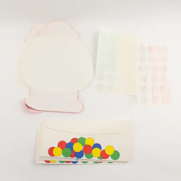 Bubblegum Bonanza Colorful Stationery Set -Papers & Envelopes