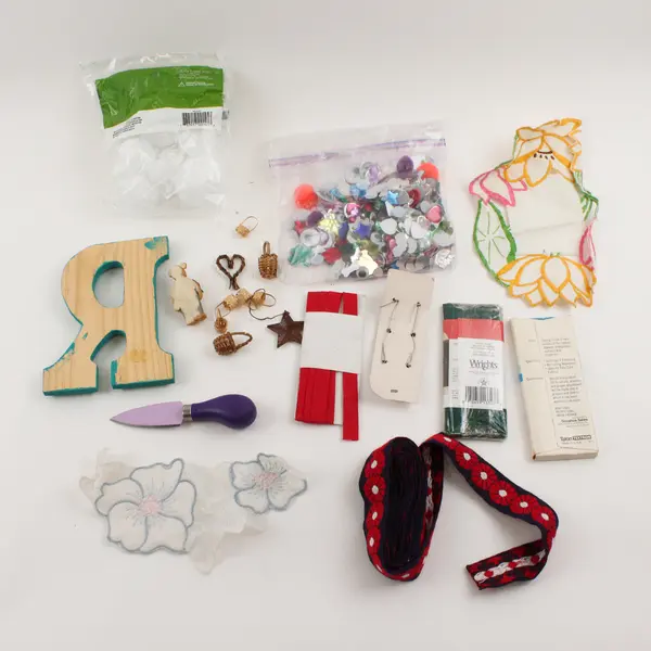  Mixed Lot Crafting Accessories for Assorted Crafts