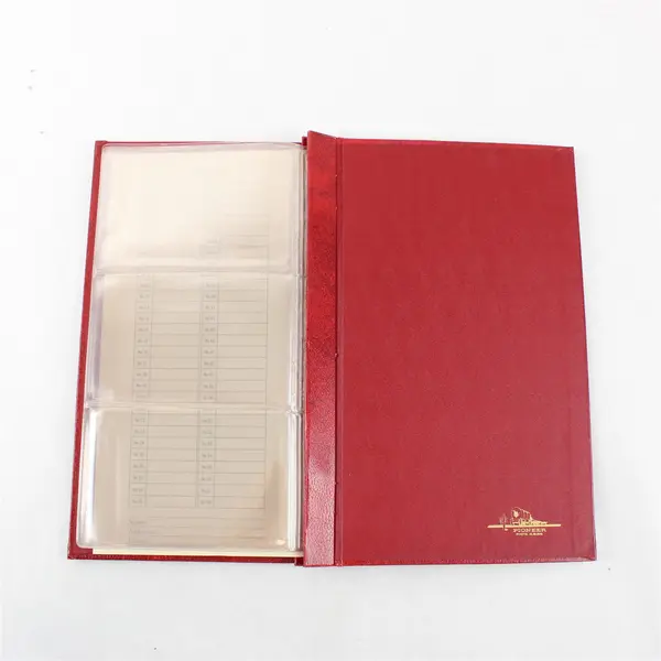 VTG Pioneer Foto Pak Album Red X-Pando Post Style Refillable Album Fits 3.5x5"
