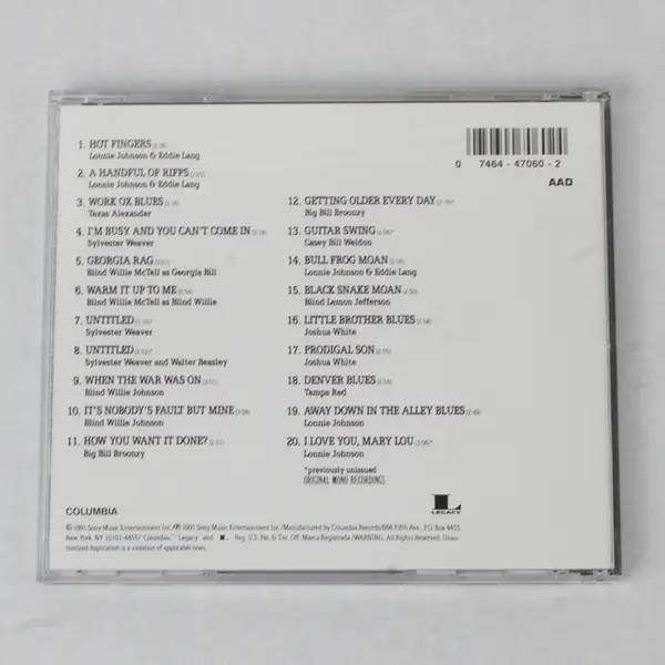 Great Blues Guitarists: String Dazzlers by Various CD w/booklet 1991, #CK 47060