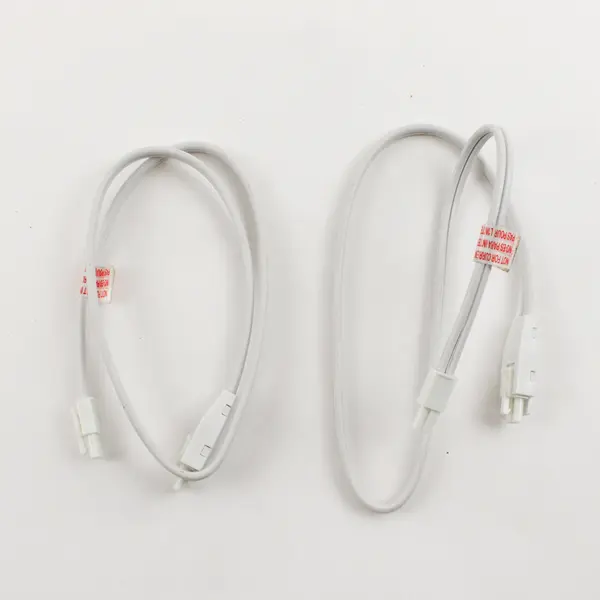 Lot of 3 LED Light Cords Main Cord + 2 x 12in Extenders, Used