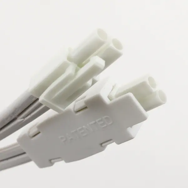 Lot of 3 LED Light Cords Main Cord + 2 x 12in Extenders, Used